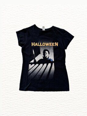 HALLOWEEN - Logo Tee - Black / Orange - Women's Size S